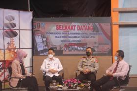 Kepala Bapenda Lampung Menjadi Narasumber Talkshow "e-Samdes Permudah Bayar Pajak" di TVRI Lampung