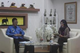 Kepala Bapenda Lampung Menjadi Narasumber Dialog "Upaya Peningkatan PAD Untuk Lampung Berjaya"